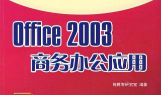 office各版本的不同 office2003办公软件