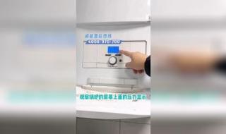 壁挂炉启动后压力上升多少 威能壁挂炉水压多少合适